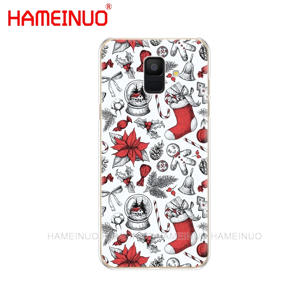 HAMEINUO Merry Christmas Санта Клаус Олень год чехол для телефона samsung Galaxy J4 J6 J8 A9 A7 A6 A8 PLUS j7 duo