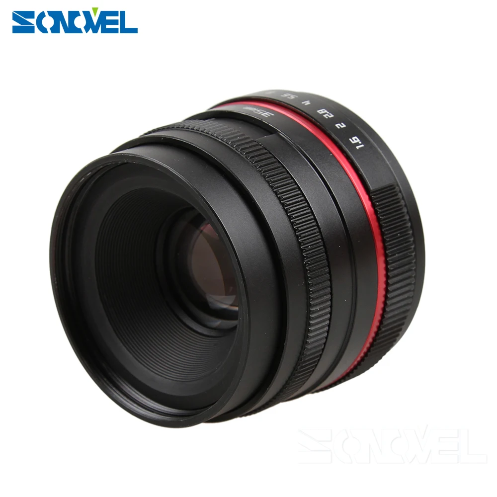 Ручная широкоугольная линза 35 мм F1.6 для Sony E крепление с углом обзора поворота под