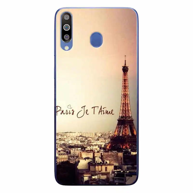Узорчатый чехол для samsung Galaxy M30 силиконовый Soft Shell м 30 M305F M305 SM-M305F на заднюю панель