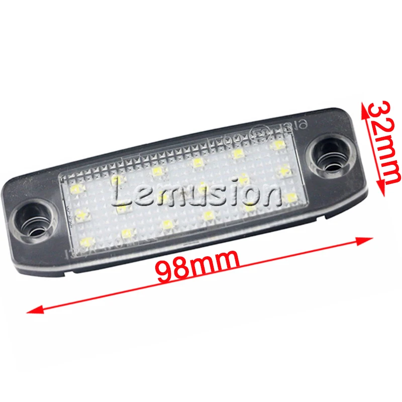 1 пара Автомобильный светодиодный номерной знак светильник дневные ходовые огни