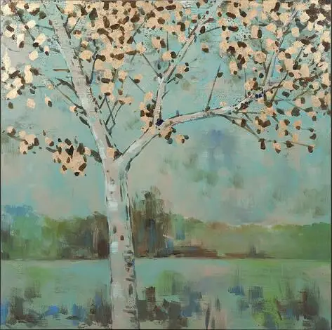 Free Shipping Handpainted Modern Abstract Blossom Tree Wall Painting Living Room Decorative Flower Plant Oil on Canvas | Дом и сад