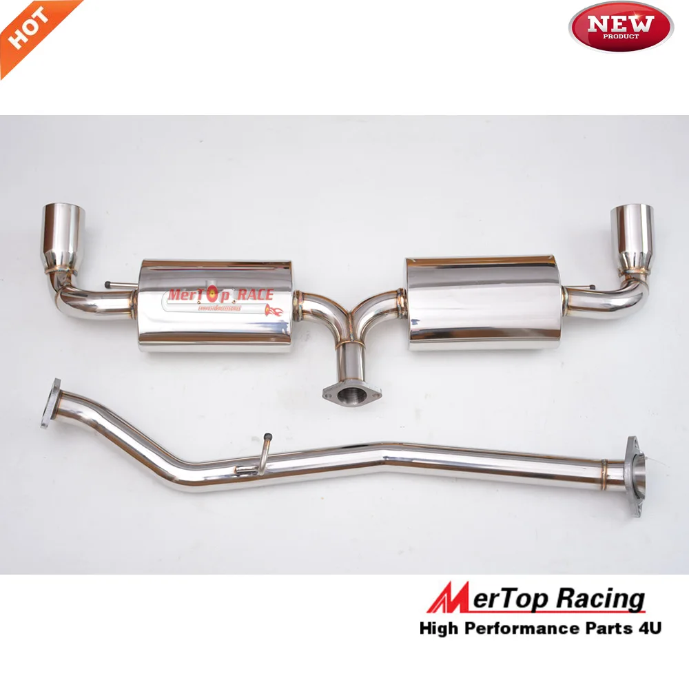 Mertop гоночная кошачья задняя выхлопная система для RX8 RX-8 2004-2009 Catback с DACAT Нисходящая труба 190& 210HP