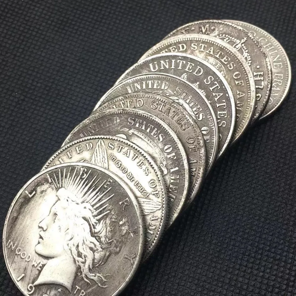 США Королева Морган Серебряная монета Liberty Monety монеты 1 доллар античная медь Коллекционная Коллекция монет Счастливого Рождества подарок