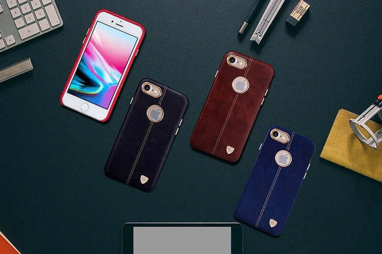 Nillkin Englon кожаный чехол для Apple iphone 8 Роскошный кожаный чехол винтажная задняя крышка для iphone 8 plus 8 plus