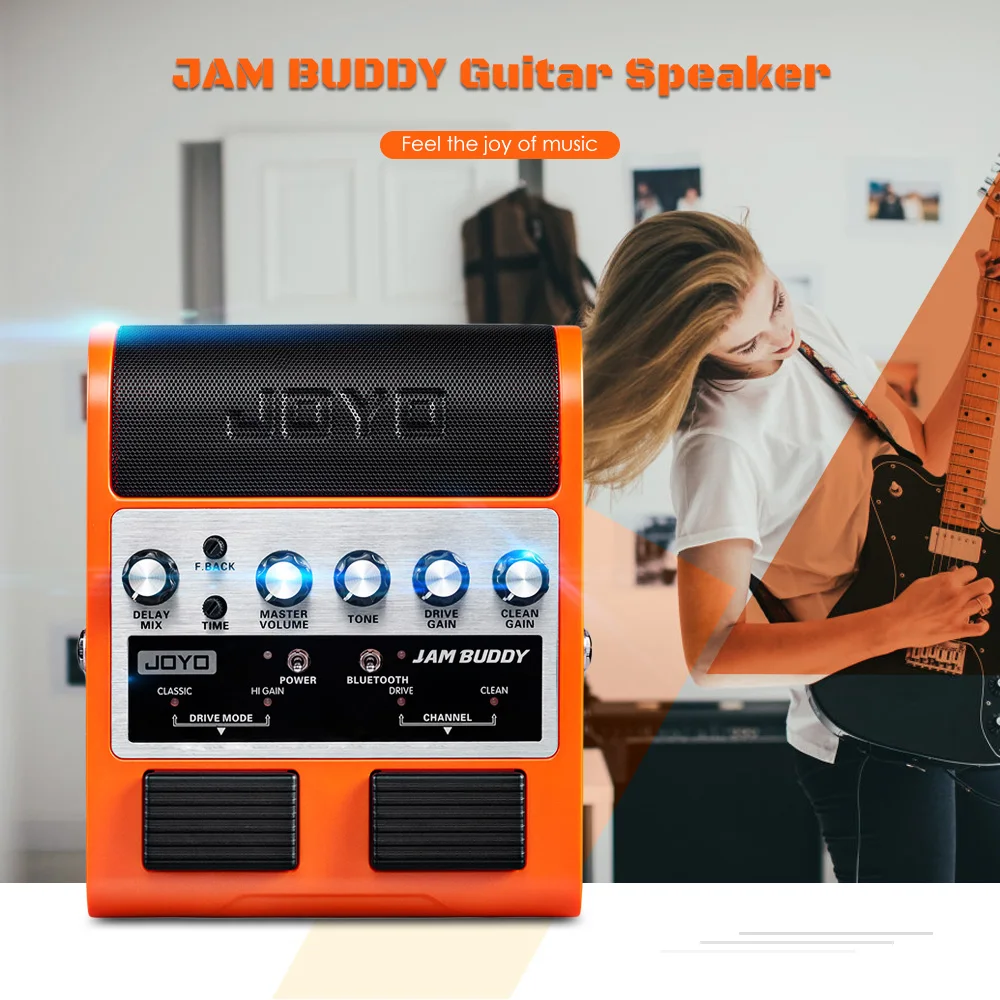 JOYO JAM BUDDY Bluetooth стерео электрогитара динамик усилитель перезаряжаемый Bluetooth усилитель для игры на гитаре