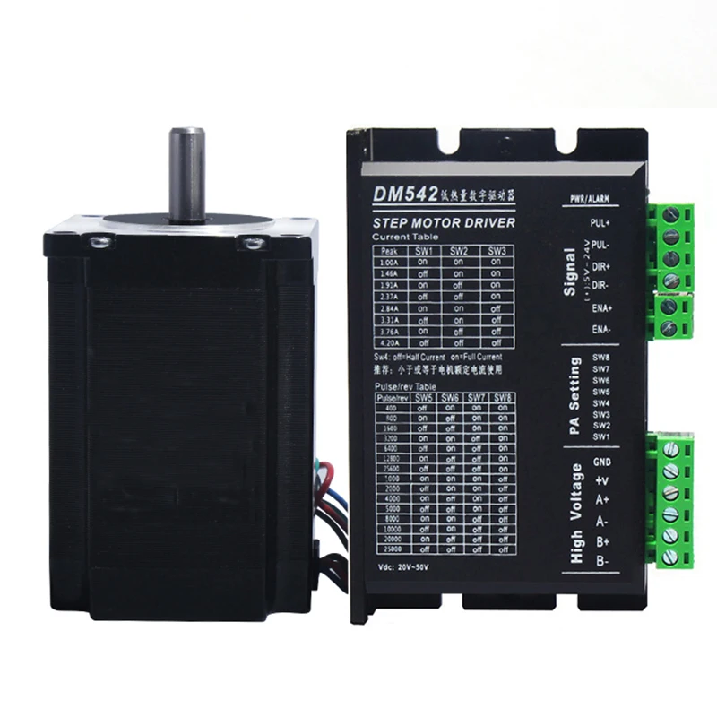 Шаговый двигатель Nema 23 57BYG250D 57 двигателей 2 5 Нм с обновлением TB6600/DM542 драйвер