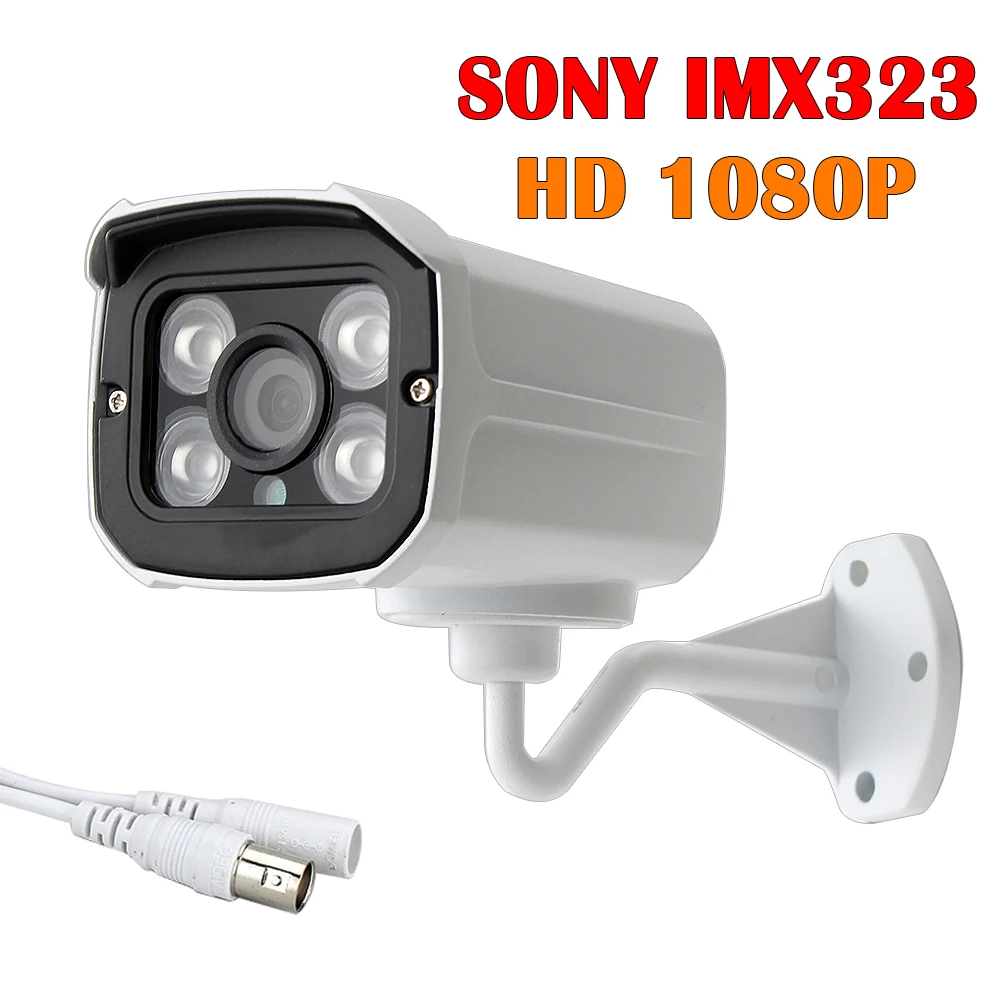 1080P sony IMX323 камера видеонаблюдения 2.0MP AHD безопасности 4LED массив инфракрасного