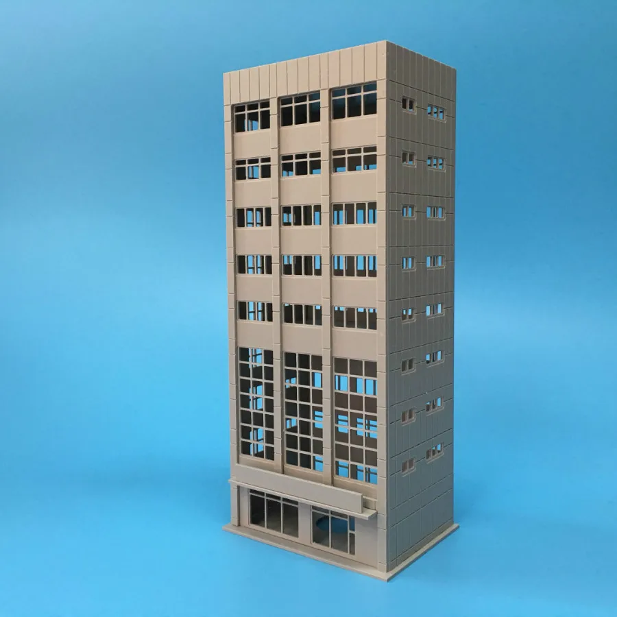

1/144 1/150 N scale Proportional Trade Building Plastic Assembled for architecture diorama ho train N scale railway layout