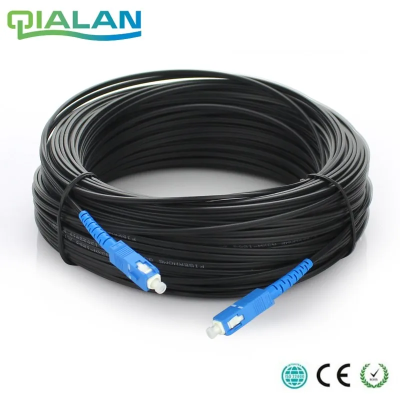 200 м наружный SC Ftth Dromp кабель Simplex одномодовый G657A волоконно оптический патч корд