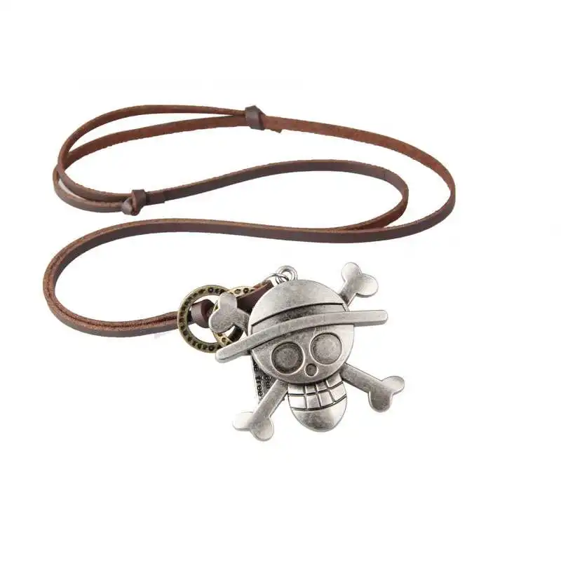 Милая женская бижутерия яркие ожерелья с подвесками из кожаного шнура Женский