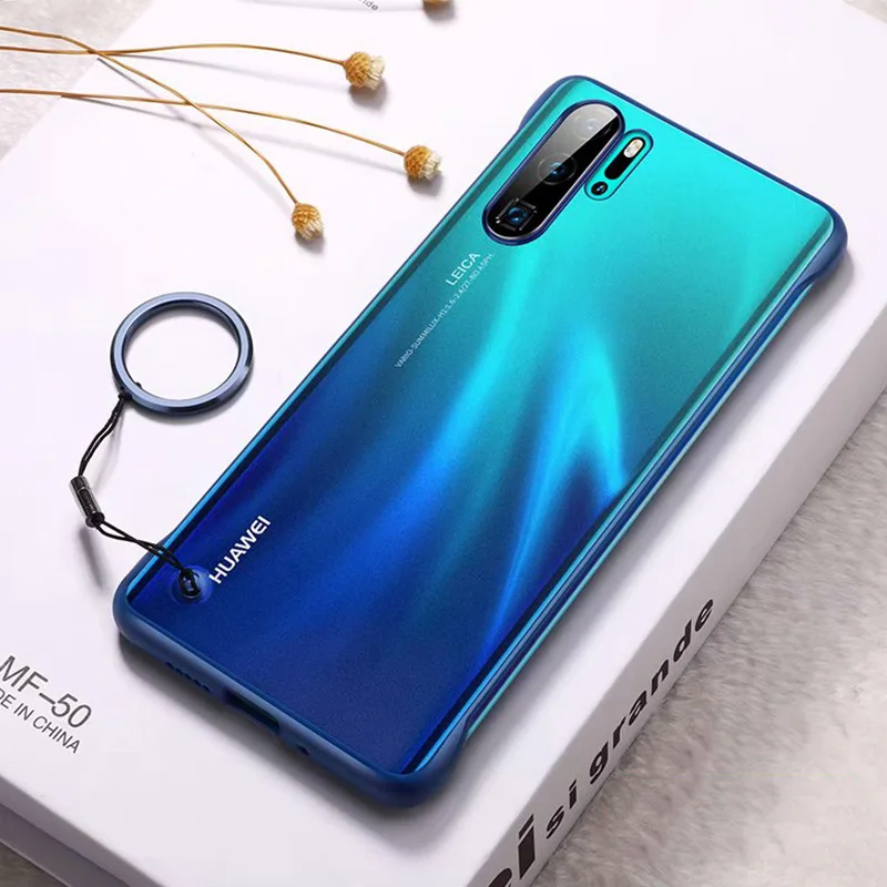 P30 Pro тонкий ПК чехол для huawei P20 Pro чехол противоударный прозрачный твердый пластиковый чехол на заднюю панель для huawei mate 30 mate 20 10 Pro 20X чехол - Цвет: Navy