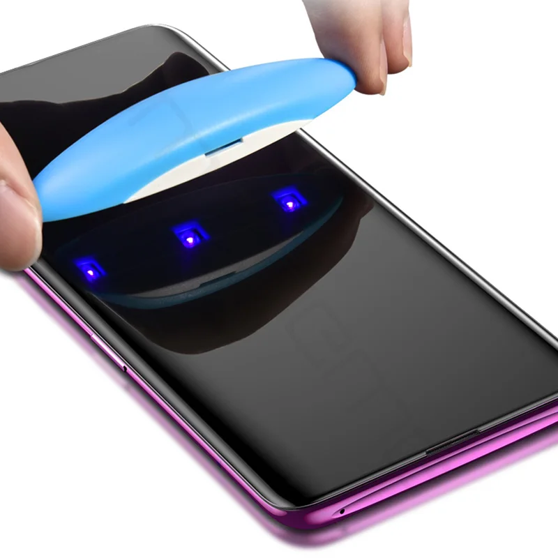 Ультрафиолет Nano жидкий Sceen протектор для OPPO Find X 4D Полный Клей закаленное стекло