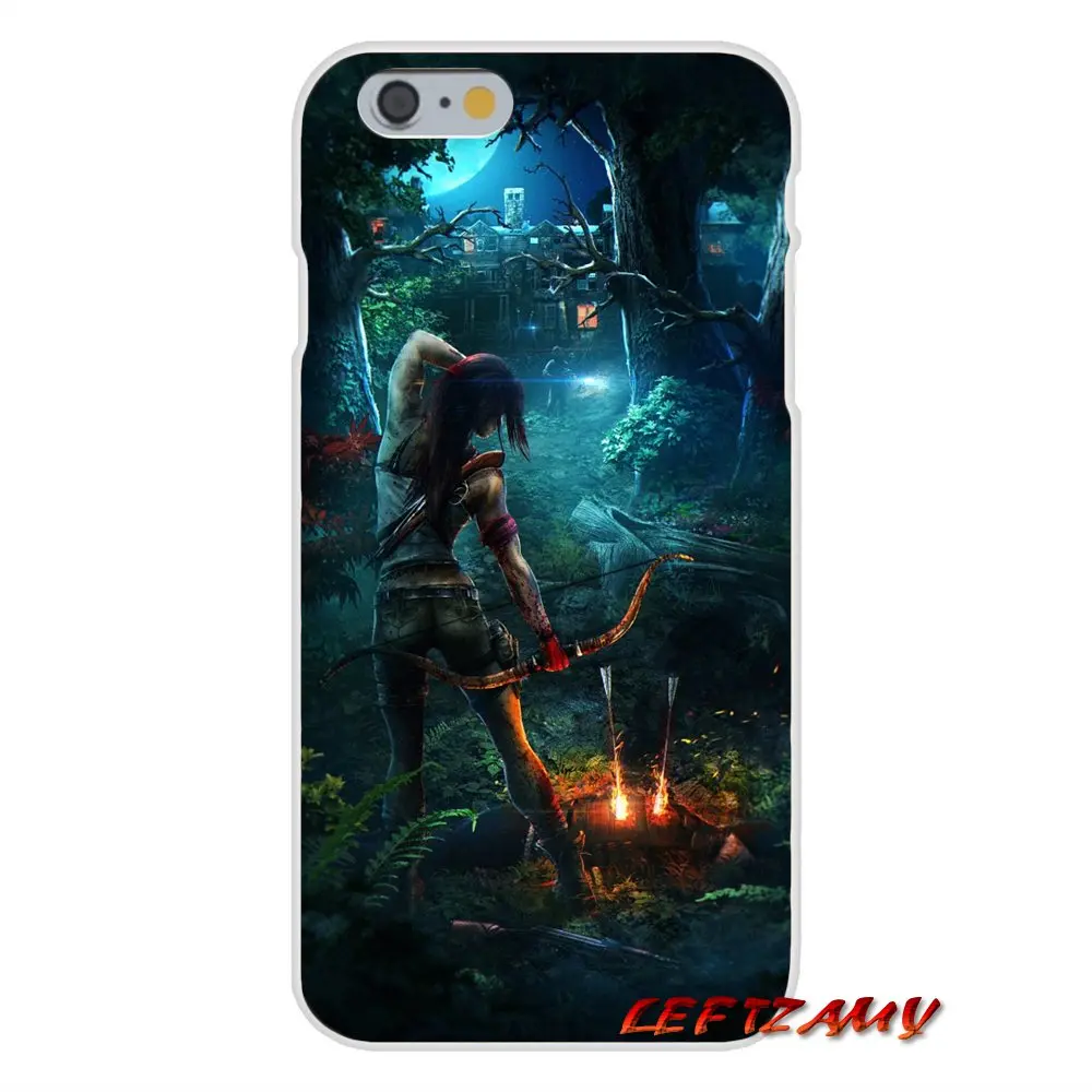 Rise Of The Tomb Raider аксессуары для телефона Чехлы iPhone X XR XS MAX 4 4S 5 5S 5C SE 6 6S 7 8 Plus ipod touch |
