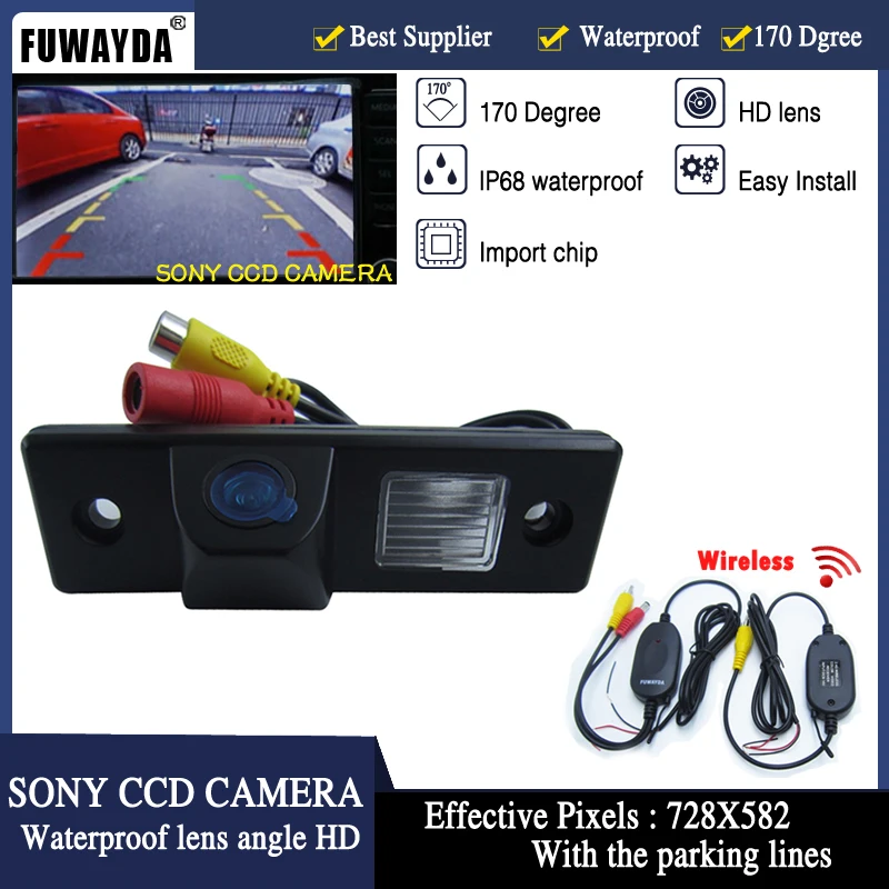 Беспроводная камера заднего вида FUWAYDA для SONY CCD CHEVROLET Epica/Lova/Aveo/Captiva/Lacetti/Cruze/Matiz|car rear