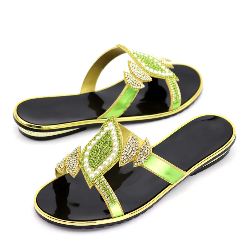 Высококачественные женские тапочки в итальянском стиле летние туфли