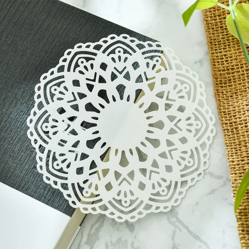 8 шт./компл. белые кружевные бумажные салфетки для украшения вечеринки Сделай Сам