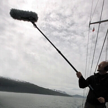 Микрофон бум сплав алюминий 5 секций рукоятка Rig опорная штанга флэш светильник