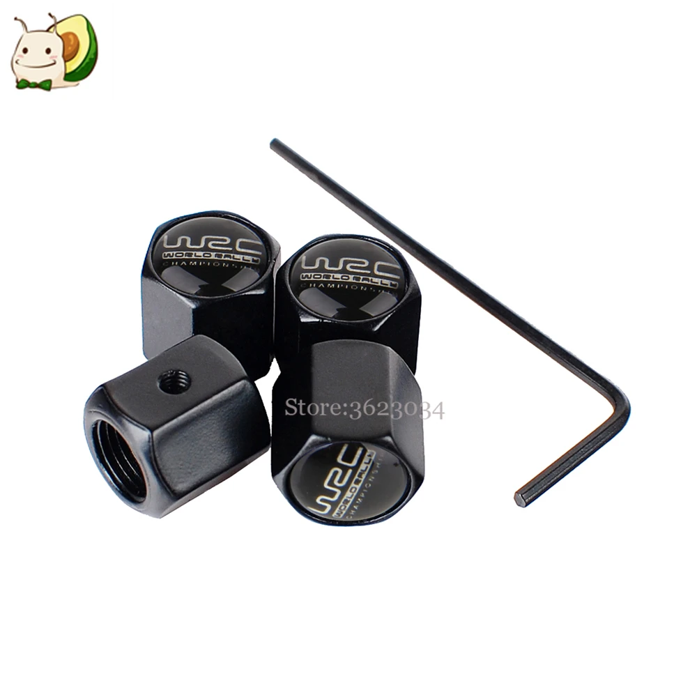 Колпачки для клапанов шин колесо Шпиндельный водонепроницаемый WRC логотип Toyota