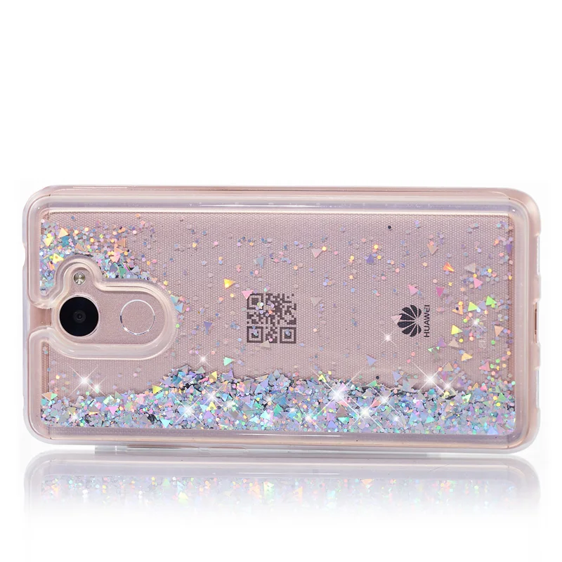 Мягкий силиконовый чехол для телефона с блестками Quicksand Huawei G8 Enjoy 6S 7Plus 7 7S Mate 10 Lite Y3