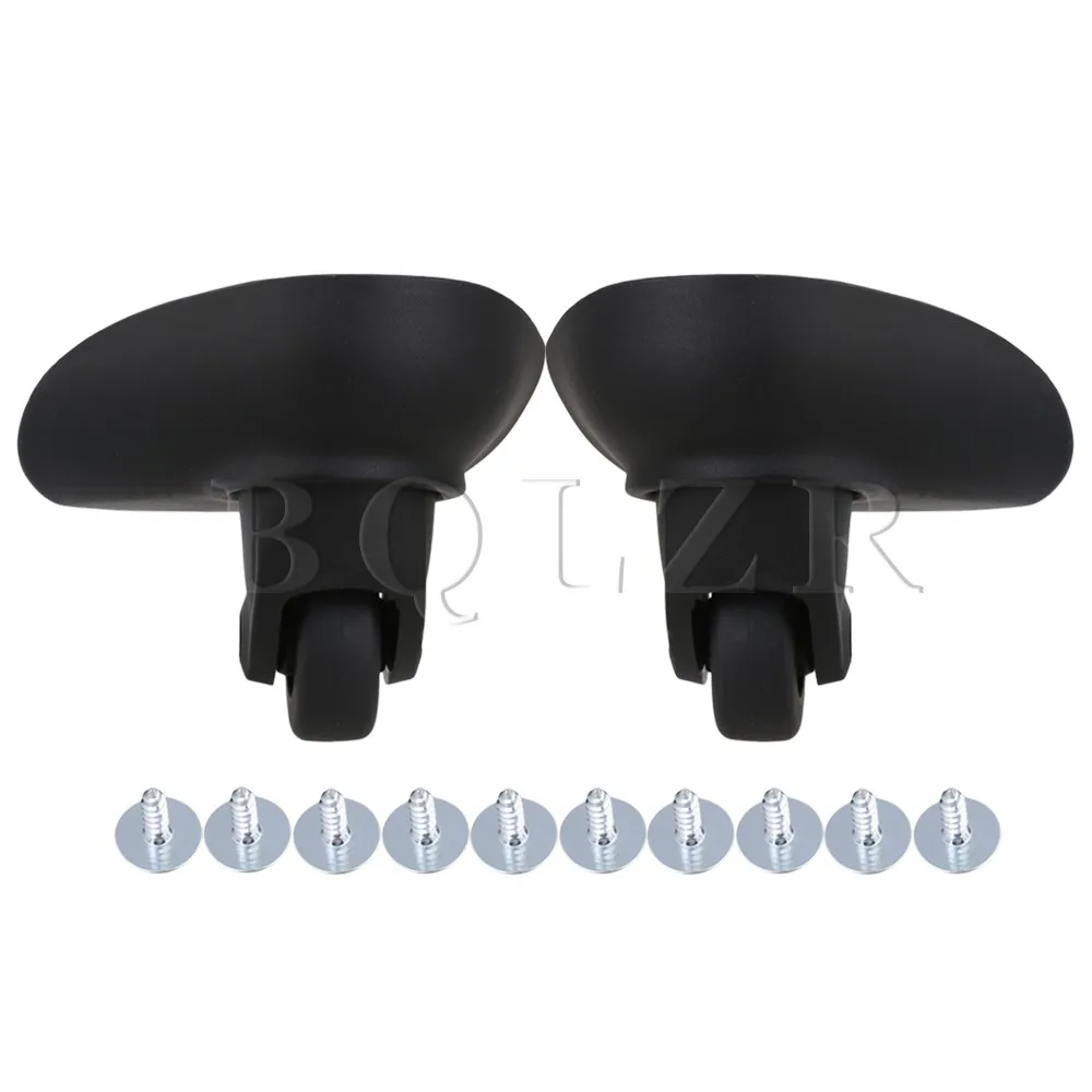 2x BQLZR 9 2x10x4 1 см черные колесики для багажа сменные DIY с 10 винтами|screw screw|screw diyscrew black |