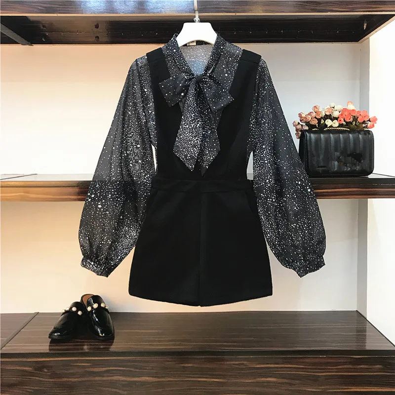 Новое поступление повседневные Черные шорты на бретельках с перекрещивающимися