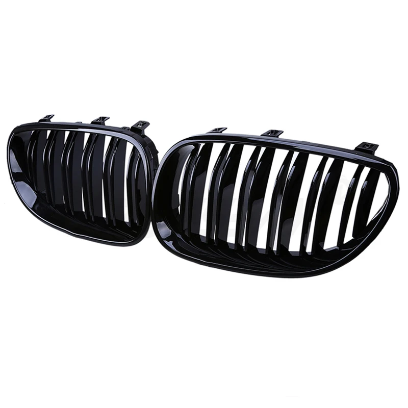 Передняя решетка для BMW Old 5 Series E60 2004 2009 сменная автомобиля Стильная двойная