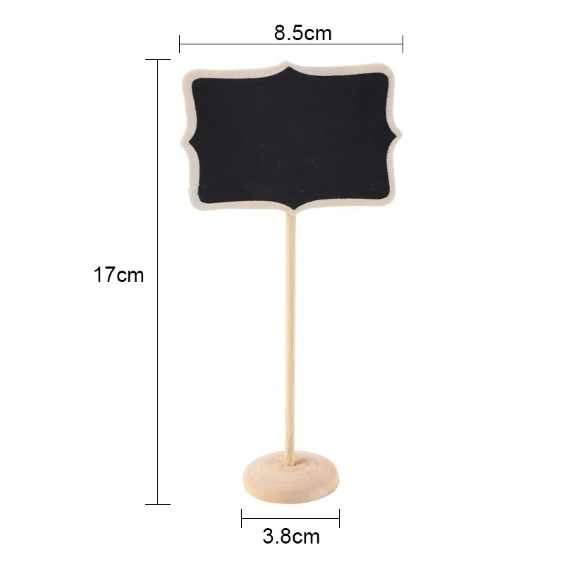 CEVENT 5 шт./компл. мини доска для свадьбы кухни ресторана декора деревянная с мелом