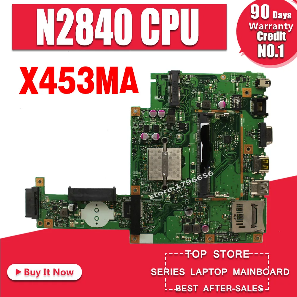 Для For Asus X453MA X453M X403M F453M материнская плата для ноутбука N2830 CPU тест хороший|motherboard for