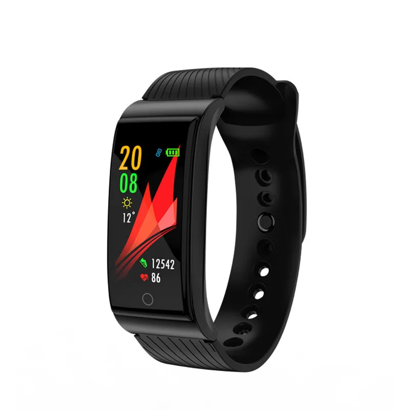 Silica Black ONEVAN, металлический Смарт-браслет, кровяное давление, пульсометр, gps, спорт, фитнес, IP67, смарт-браслет, часы для Xiaomi, Android, IOS - Цвет: Silica Black
