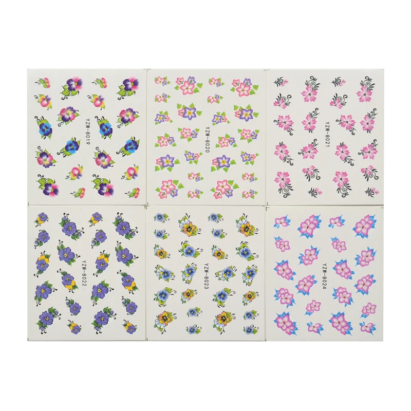 Переводные наклейки для ногтей 48 листов | Красота и здоровье