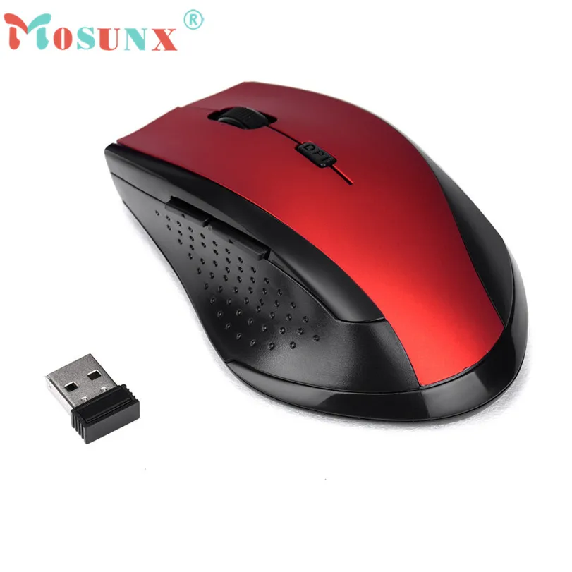 Беспроводная мышь MOSUNX оптовая продажа 2 4 ГГц 6D USB оптическая игровая 2000 точек/дюйм