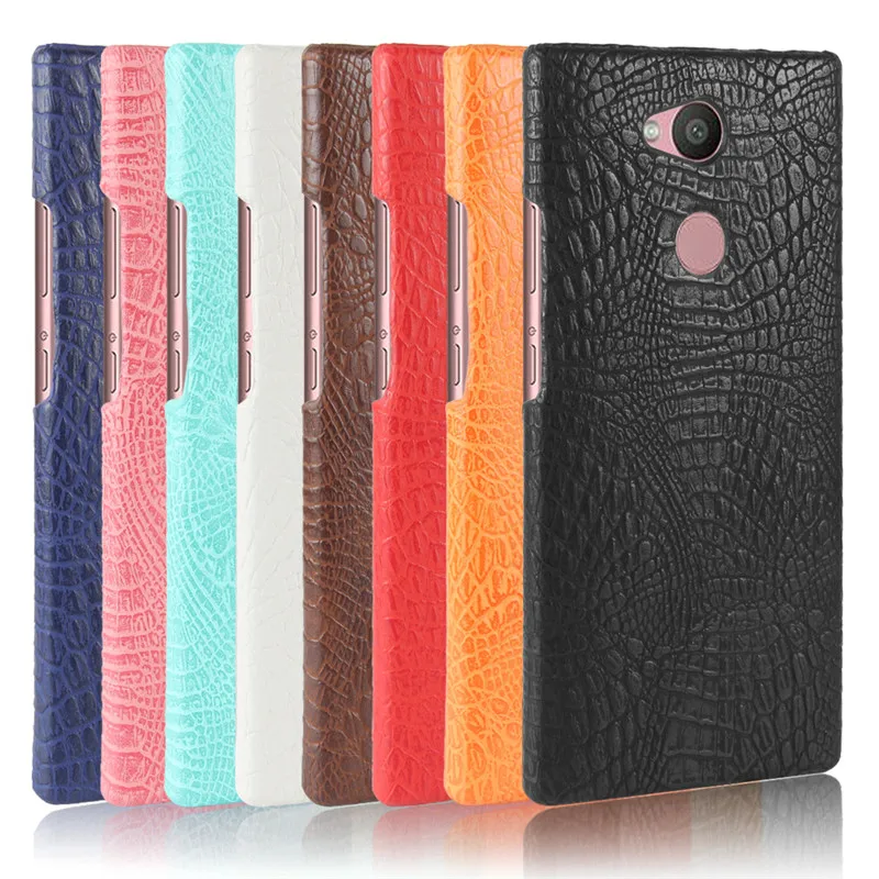Для Sony Xperia L2 чехол жесткий для телефона из искусственной кожи L 2 H3311 H3321 H4311 H4331