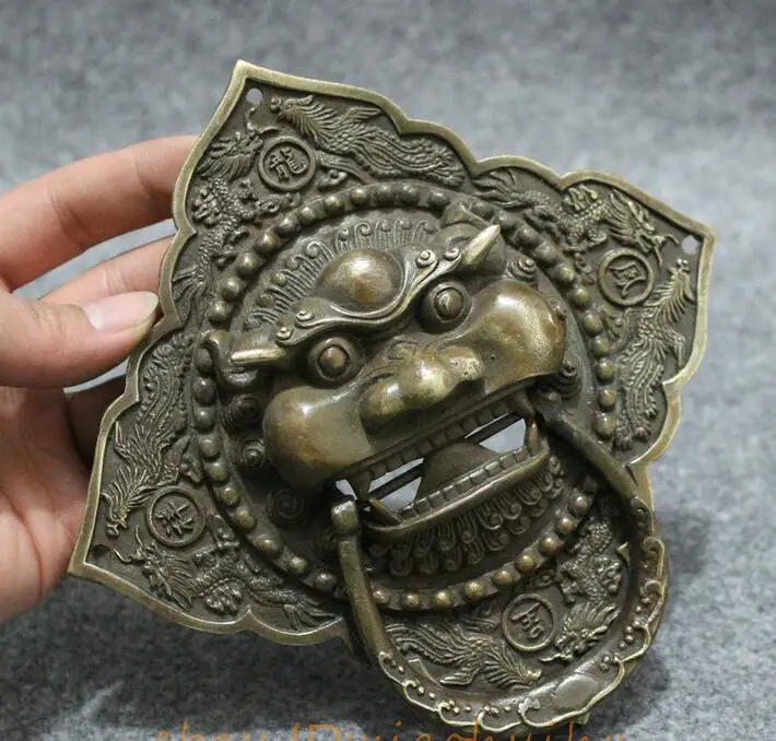 Китайская Статуэтка дракон феникс голова льва | Дом и сад