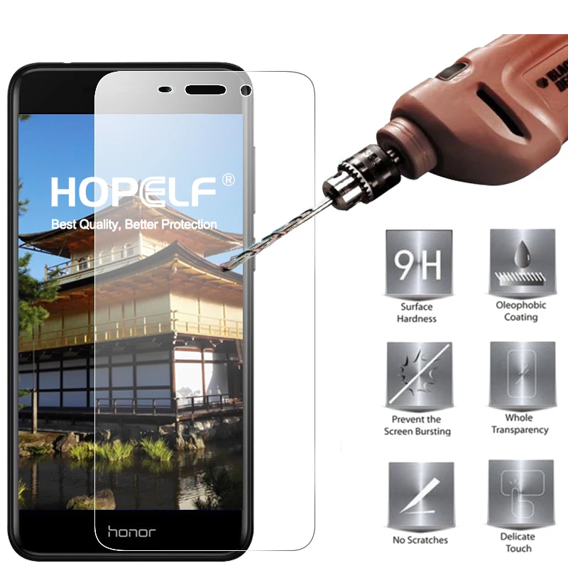 Закаленное Стекло для Huawei Honor 6C Pro Защитная пленка экрана 9h 2.5D телефон защитный
