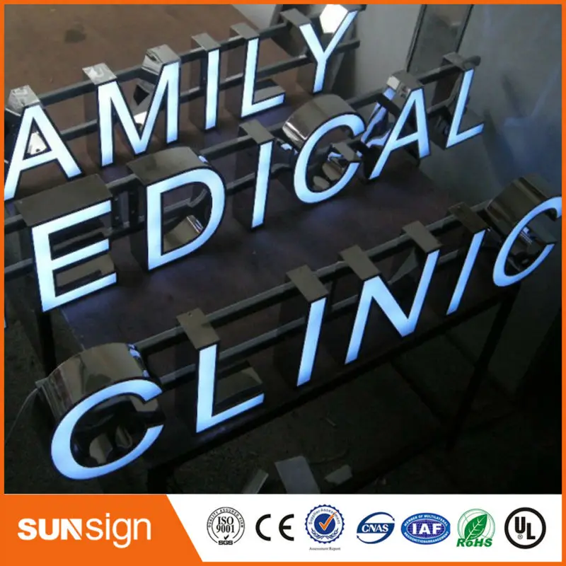 Индивидуальное название магазина дневные знаки световые буквы|light letters|light up