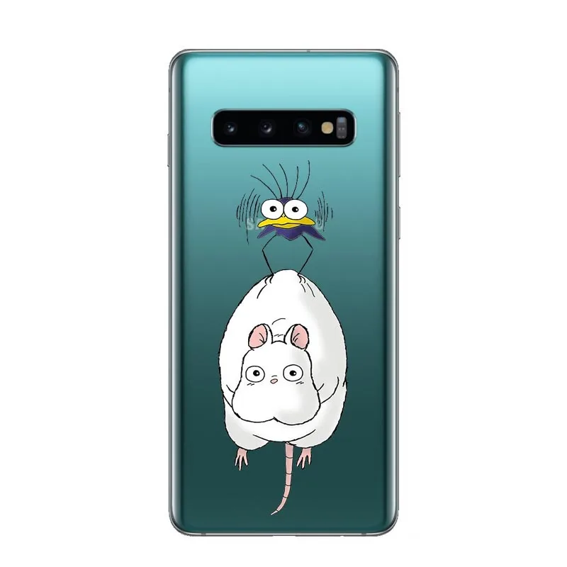 МИЛЫЙ Тоторо Унесенные призраками Ghibli Аниме Миядзаки мягкий чехол для Samsung Galaxy J3 J5 J7 J7 ЕС J6 J8 NOTE 8, 9