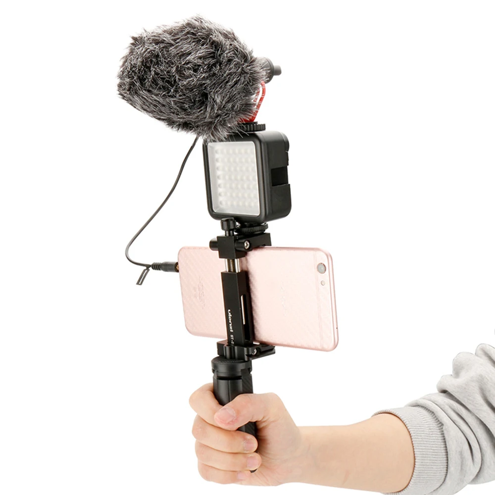 Мини-Трипод с тройным креплением Настольный Штатив винтом 1/4 для DJI OSMO 2 Zhiyun Smooth Feiyu