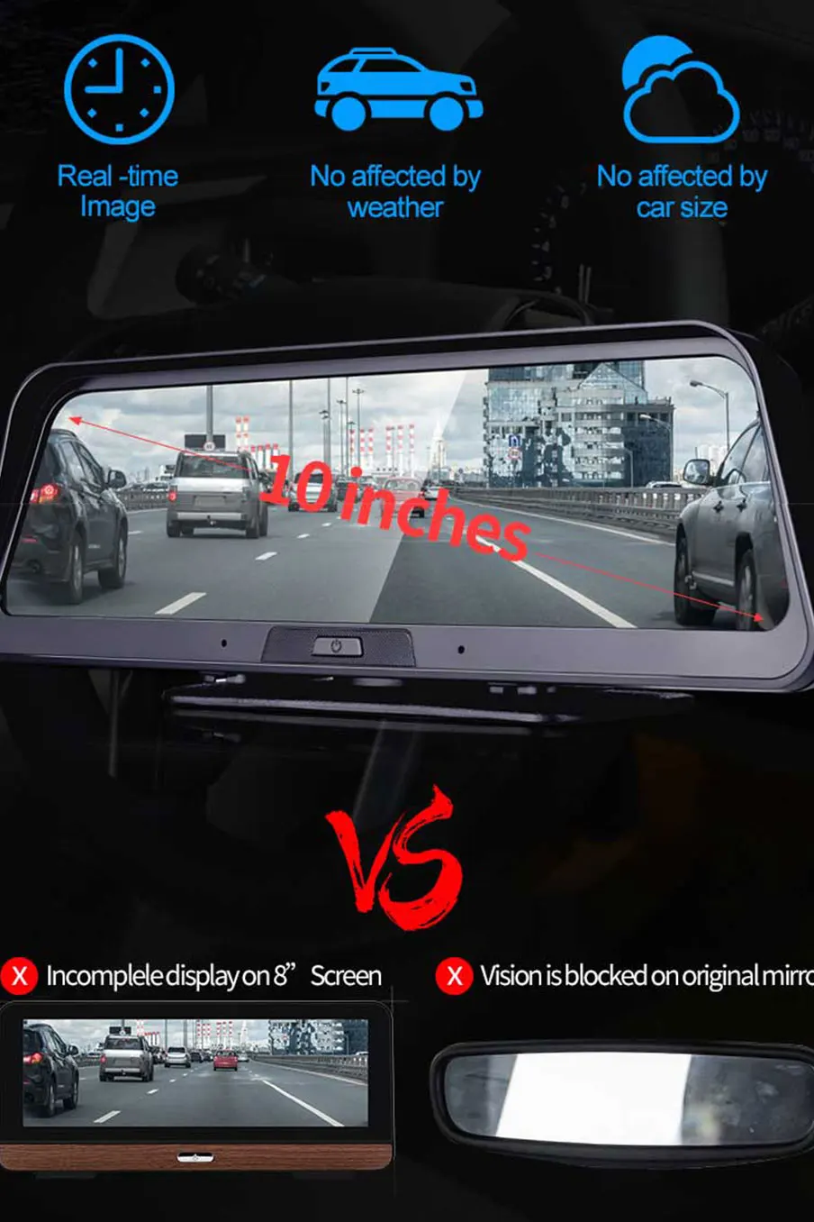 4G Smart Android Mirror 1" Автомобильный видеорегистратор Камера заднего вида gps Navi центр wifi панель управления ADAS Nightvision dashcam приложение для помощи в автомобиле