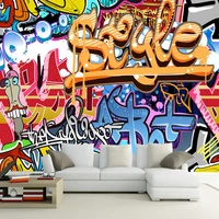 custom photo wallpaper non woven 3d abstract graffiti art large wall painting living room bar tv background wall mural wallpaper
