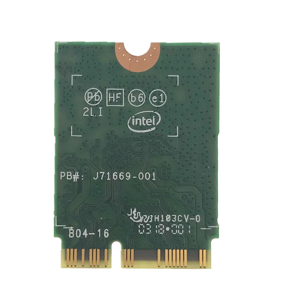 Intel 9462NGW 2, 4G & 5G  433M NGFF CNVI 802.11AC  Wi-Fi     Bluetooth 5, 0