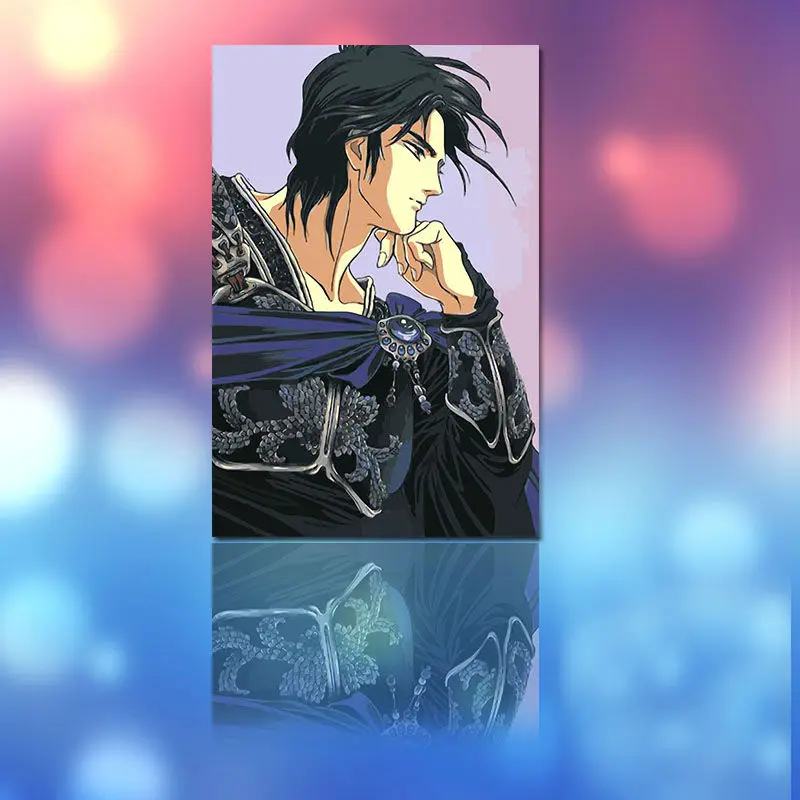 Модульная картина героическая Легенда Арслан цифровая краска по номерам сенки diy