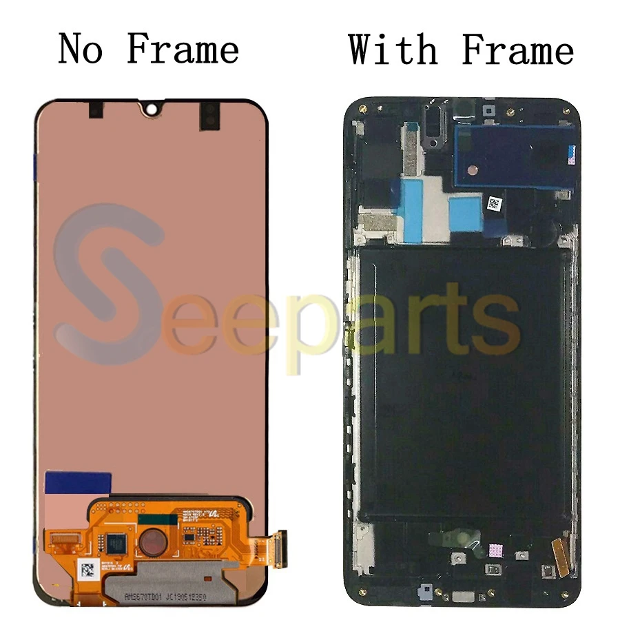 Для samsung Galaxy A70 lcd A705 A705F SM-A705F дисплей кодирующий преобразователь сенсорного экрана в сборе A70 для samsung A70 lcd