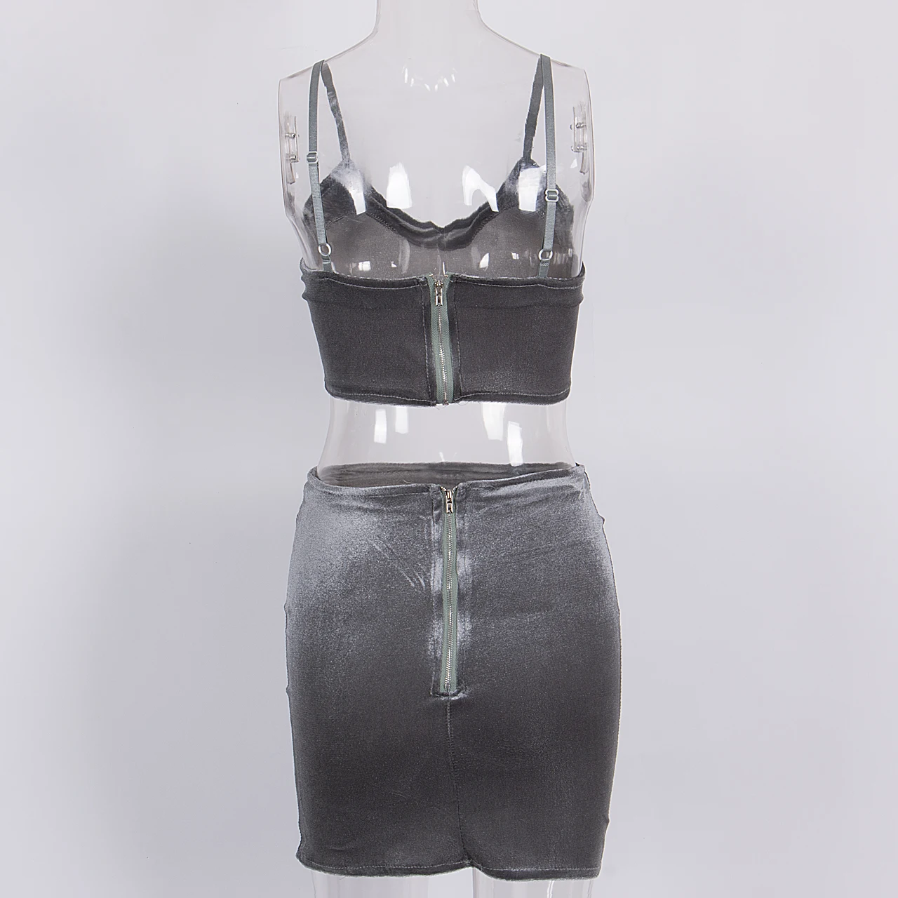 Женский летний комплект из 2 предметов короткий топ без рукавов и юбка карандаш с