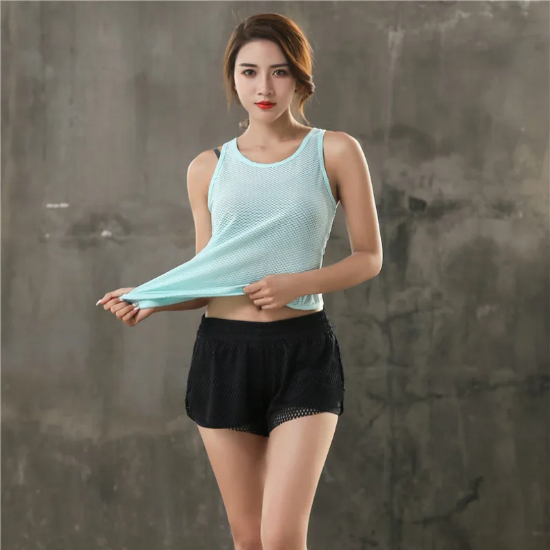 Sexy sleeveless Gym Yoga Top Woman Dry Fit ladies Fitness Sport Shirt Drawstring Workout Tops Women Jogging Running Vest Unique