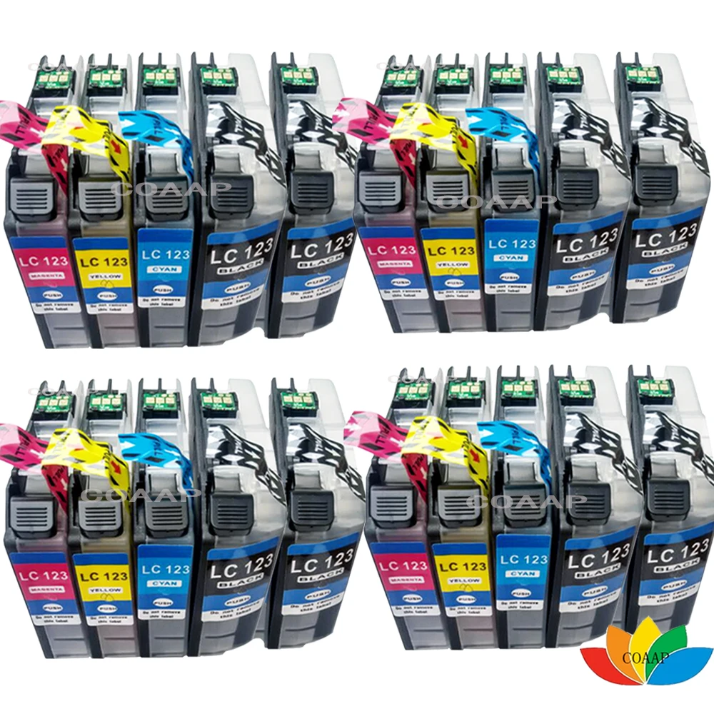 

20 Compatible ink cartridge for Brother LC121 LC129 LC-121 LC-129 DCP-J4110DW DCP-J552DW DCP-J752DW DCP-J132W DCP-J152W
