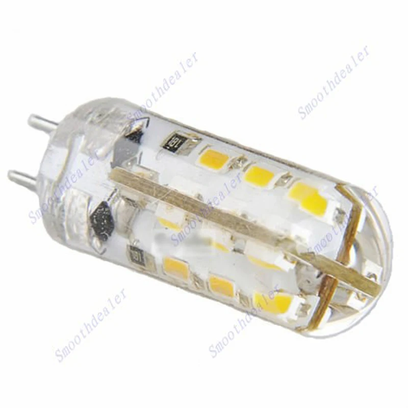 

G4 Silica Gel 3W 24 LED SMD 3014 Cool / Warm White Light Bulb Lamp DC 12