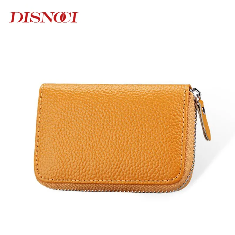 Лидер продаж держатель для карт DISNOCI из натуральной кожи унисекс кошельки