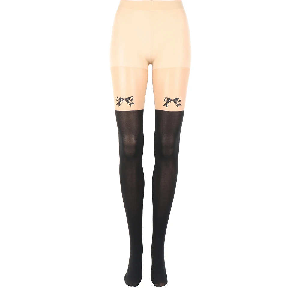 1 пара Новое поступление колготки рождественский подарок бант дизайн рисунок