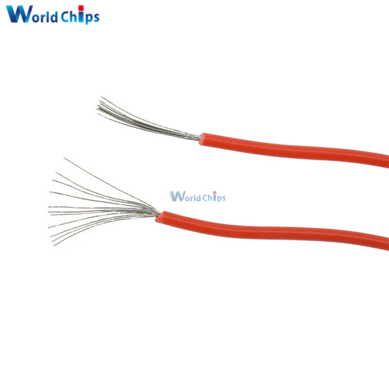 10-метровый красный Φ 24AWG провод с крючком 80C / 300V шнур DIY Electric | Электронные
