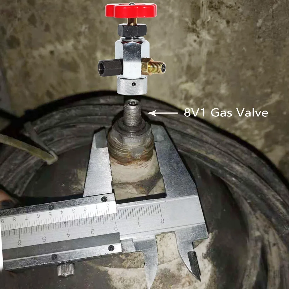 Комплект для зарядки газового клапана 8V1 гидравлический аккумулятор баллон азот